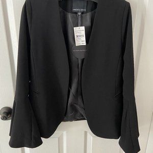 Harlowe and Graham Bell Sleeve Jacket (Black)